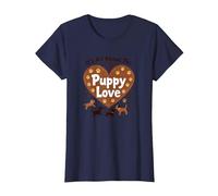 È Tutto sull'amore dei Cuccioli - Adorabile Amante dei Cani Maglietta, Donna, Navy, XXL