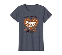 È Tutto sull'amore dei Cuccioli - Adorabile Amante dei Cani Maglietta, Donna, Pervinca, M