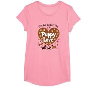 È Tutto sull'amore dei Cuccioli - Adorabile Amante dei Cani Maglietta, Ragazze, Rosa, S