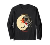 È Tutto Un Equilibrio - Yin Yang Sole Luna con Carpe Koi Zen Maglia a Manica