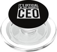 È ufficiale Sono il CEO preferito Funny Birthday PopSockets PopGrip per MagSafe