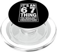 È un 6 7 Cosa che non capiresti Donna Uomo 6 7 PopSockets PopGrip per MagSafe