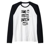 È Un Arco Lungo racconto Maglia con Maniche Raglan