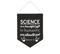 È un bel regalo per l'umanità; We Should Not Distort It Banner in tela 25,4 x 30,5 cm motivazionale da appendere alla parete bandiera decorativa in tela gagliardetto decorazione da parete per camera