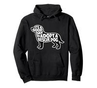 È Un Buon Giorno per adottare Un volontario Operaio di Cani da Salvataggio Felpa con Cappuccio