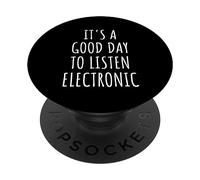 È un buon giorno per ascoltare musica elettronica Techno Producer PopSockets PopGrip Intercambiabile