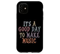 È un buon giorno per fare musica musicista band insegnante scuola Custodia per iPhone 11