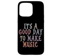 È un buon giorno per fare musica musicista band insegnante scuola Custodia per iPhone 15 Pro Max