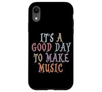 È un buon giorno per fare musica musicista band insegnante scuola Custodia per iPhone XR