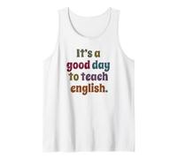È Un Buon Giorno per insegnare Inglese, Divertente Insegnante di Inglese Canotta