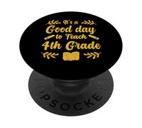 È un buon giorno per insegnare insegnante di quarta elementare divertente insegnante PopSockets PopGrip Adesivo