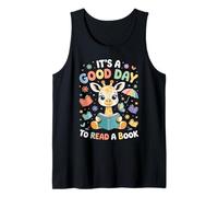 È un buon giorno per leggere un libro Cute Giraffe Canotta