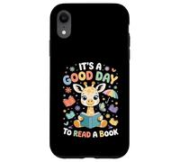 È un buon giorno per leggere un libro Cute Giraffe Custodia per iPhone XR