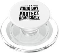 È un buon giorno per proteggere la democrazia attivismo umorismo PopSockets PopGrip per MagSafe