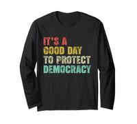 È Un Buon Giorno per Proteggere la democrazia Diritti delle Donne politici Maglia a Manica