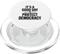 È un buon giorno per proteggere la democrazia e gli appassionati di voto PopSockets PopGrip per MagSafe