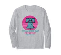 È Un Buon Giorno per Proteggere la democrazia Politica Democratica Maglia a Manica