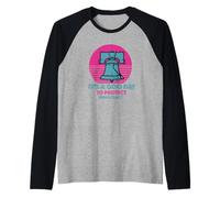 È Un Buon Giorno per Proteggere la democrazia Politica Democratica Maglia con Maniche Raglan