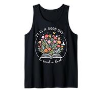 È Un Buon Momento per Leggere Gli Amanti dei Libri Positive Floral Canotta