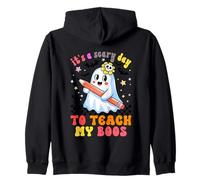 È Un Giorno Spaventoso per insegnare al Mio Fantasma Boos Felpa con Cappuccio