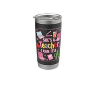 È un"insegnante che posso dire a Howdy Western Classroom Bicchiere termico in acciaio inox doppia parete