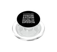 È un peccato che ti manchi il potere della conversazione PopSockets PopGrip per MagSafe