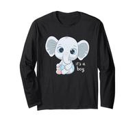 È Un Ragazzo - Annuncio Carino Bambino Maglia a Manica