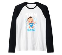 È un ragazzo! Team Boy Baby Boy 2026 Maglia con Maniche Raglan