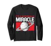 È Un Saturnalia Miracolo Antico Festival Romano Natale Maglia a Manica