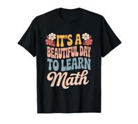 È Una Bella Giornata per Imparare la Matematica Divertente Insegnante Aula Maglietta