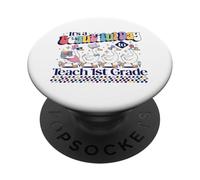 È una bella giornata per insegnare all'insegnante di prima elementare Oca carina PopSockets PopGrip Adesivo