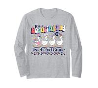 È Una Bella Giornata per insegnare all'insegnante di seconda elementare Oca Carina Maglia a Manica