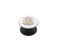 È una bella giornata per stare a casa e non fare assolutamente nulla PopSockets PopGrip Adesivo