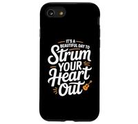 È una bella giornata per strum il tuo cuore Music Guitarist Custodia per iPhone SE (2020) / 7/8