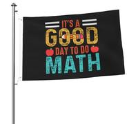 È Una Bello Giornata Per Fare Matematica Garden Flag Durevole Bandiere Da Giardino Divertente Bandiera Da Cortile Decorazione Per Patio Fattoria Interni 90X152Cm