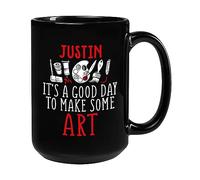 È Una Bello Giornata Per Fare Un Po' D'Arte Tazze Da Tè Ceramica Tazze Di Caffè Divertenti Tazza Colazione Regali Novità Per Ufficio Ragazze Natale Regalo 330Ml