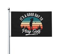 È Una Bello Giornata Per Giocare A Golf Garden Flag Con 2 Occhielli Bandiere Da Giardino Resistente Alle Intemperie Bandiera Da Cortile Decorazione Per All'Aperto Fattoria Esterni 90X152Cm