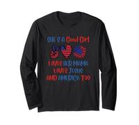 È Una Brava Ragazza, AMA Sua Madre, Gesù E Anche l'America. Maglia a Manica