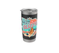 È una brutta giornata per essere un divertente hotdog da bowling Glizzy Bicchiere termico in acciaio inox doppia parete