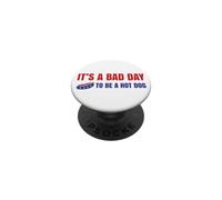 È una brutta giornata per essere un hot dog PopSockets PopGrip Adesivo