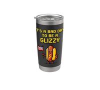È una brutta giornata per essere un hotdog Glizzy Pixel Bicchiere termico in acciaio inox doppia parete