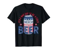 È una brutta giornata per essere una birra fredda americana divertente 4 luglio Maglietta