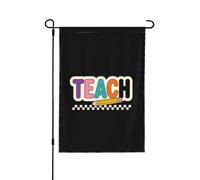 È una buona giornata per insegnare Bandiere da giardino Bandiere da giardino personalizzate 12x18 Striscione decorativo bifacciale per esterni