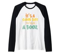 È Una BUONA Giornata per Leggere Un Libro Maglia con Maniche Raglan