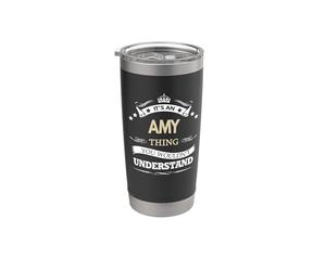 è una cosa amy che non capiresti Bicchiere termico in acciaio inox doppia parete