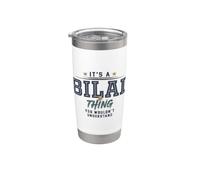 È una cosa bilale che non capiresti nome divertente Bicchiere termico in acciaio inox doppia parete