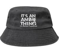 È Una Cosa da Anime Uomo Donne Cotone Cappello da Pescatore Traspirante Secchio Cappelli Moda Bucket Hat per Spiaggia All'Aperto Pesca