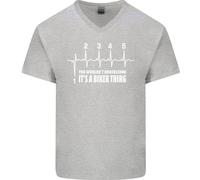 È Una Cosa Da Biker Maglietta In Cotone A V Per Uomo