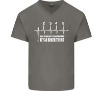 È Una Cosa Da Biker Maglietta In Cotone A V Per Uomo