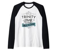 È Una Cosa della trinità Che Non capiresti Trinità Divertente Maglia con Maniche Raglan